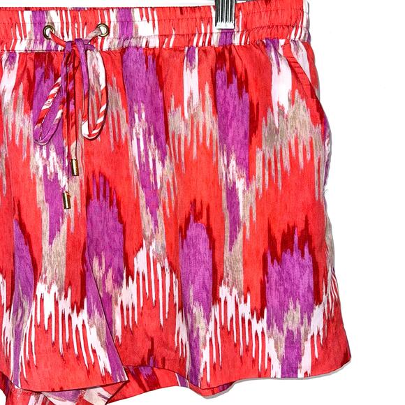 Michael Michael Kors Multicolor Ikat Pattern Summer Beach Shorts Size Large - Picture 2 of 13